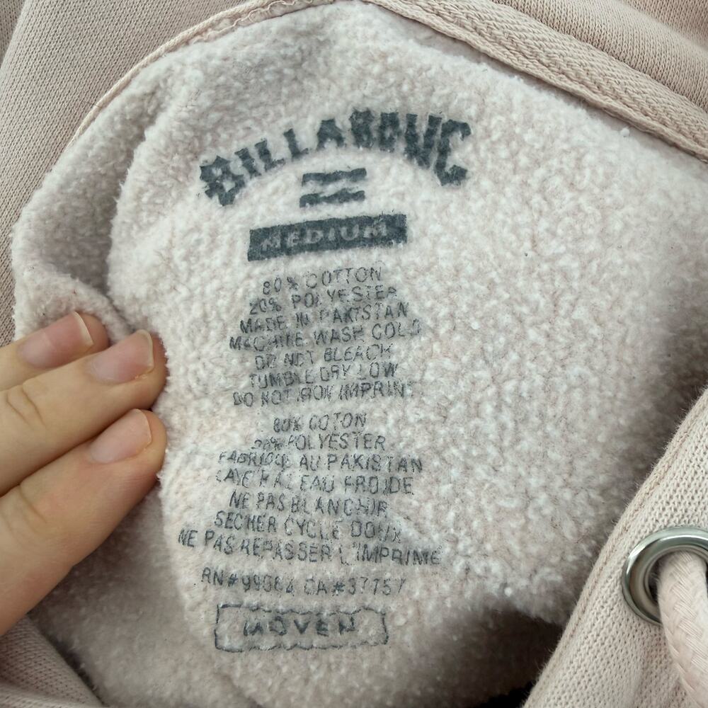Ron Jon x Billabong Pink Hoodie Women’s Medium - Picture 5 of 7